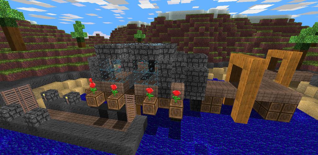 A build in the voxel world of Steinkraft / PetraVis
